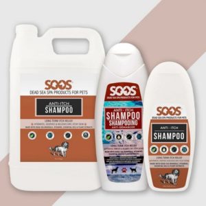Soos Pets Anti-Itch Dead Sea Minerals Shampoo products