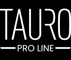 Tauro pro line logo wit op zwart